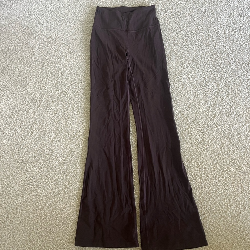 Lululemon Brown Flare Leggings